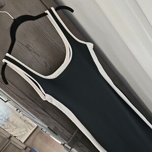 Zara Black and White Dress